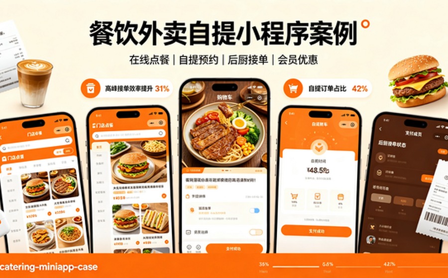 餐饮外卖自提小程序案例