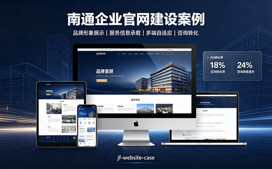 南通企业官网建设案例